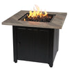 Endless Summer 30\" Harper Square Gas Fire Table