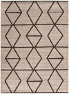 Anandi Grey-Brown Area Rug - 5'3\" x 7'3\"