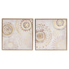 Framed Foil Print Canvas Wall Art Helios - Set of 2 Wall Decor