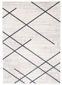 Damali Ivory/Blue Machine Washable Area Rug - 6'0