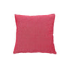 Chambray Cushion with Zipper Red - Set of 2 Cushions