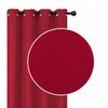 Jacquard Blackout Panel Linea Red 84\"- Set of 2