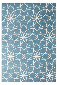 Terali Turquoise Machine Washable Area Rug - 5'0