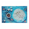 Printed Glass Cutting Board Snowman Marshmallow - Set of 2