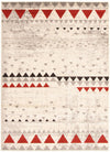 Raja Ivory-Red Area Rug - 5'3\" x 7'3\"
