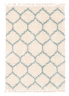 Helma Trellis Cream Shag 8'0\" X 10'0\" Area Rug