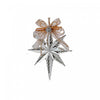 Metal 2D Star Ornament Silver - Set of 6 Christmas Ornaments