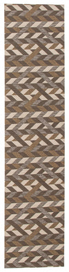 Bellezza Dark Brown 2'2\" x 24'0\" Area Rug