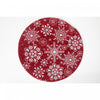 Printed Cotton Rope Placemat Snowflake - Set of 12