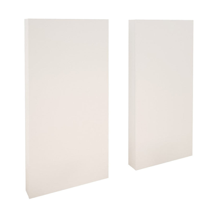 Nordika 2Piece Extension Panels For Queen Panel Headboards White