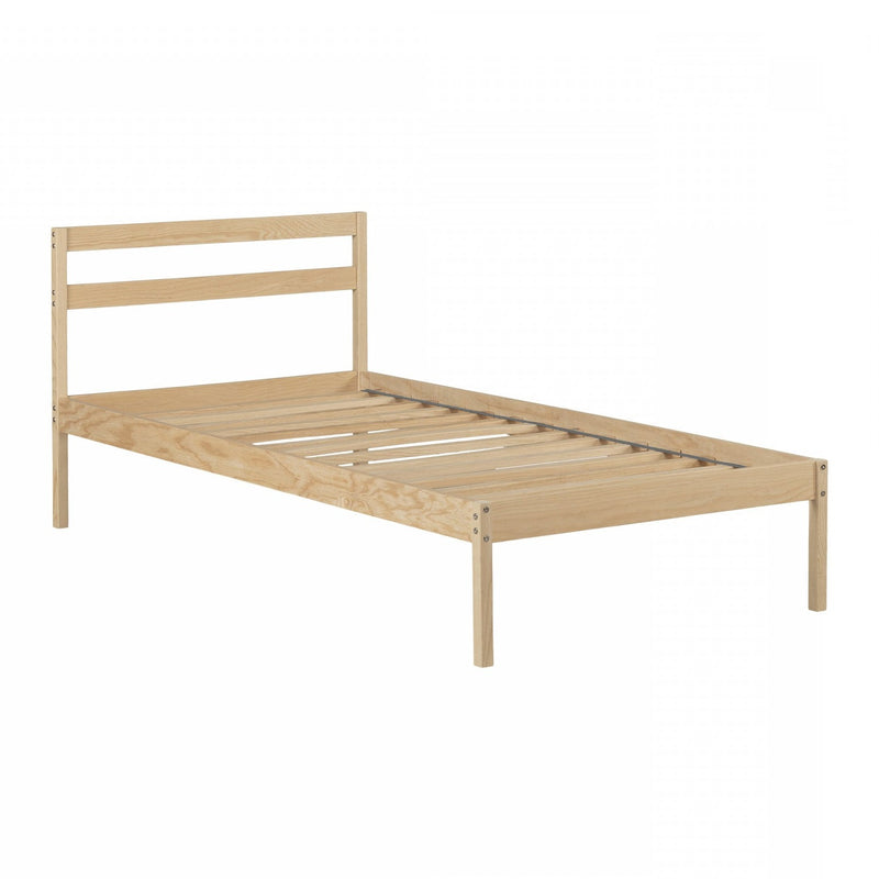 Sweedi Twin Bed Natural Wood The Brick