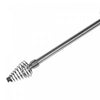 16/19mm Metal Drape Pole Set Spring - Nickel