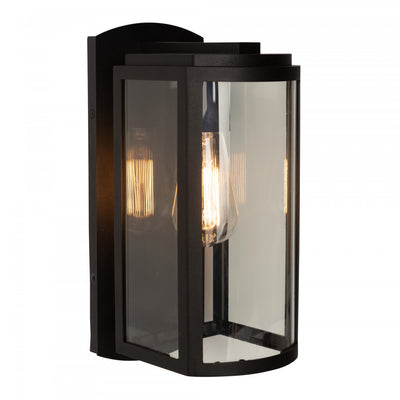 Lakewood Matte Black 1-Light Outdoor Wall Sconce