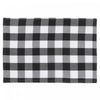 Cotton Placemat White Buffalo - Set of 12