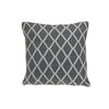 Ribbed Diamond Cushion Grey - Set of 2