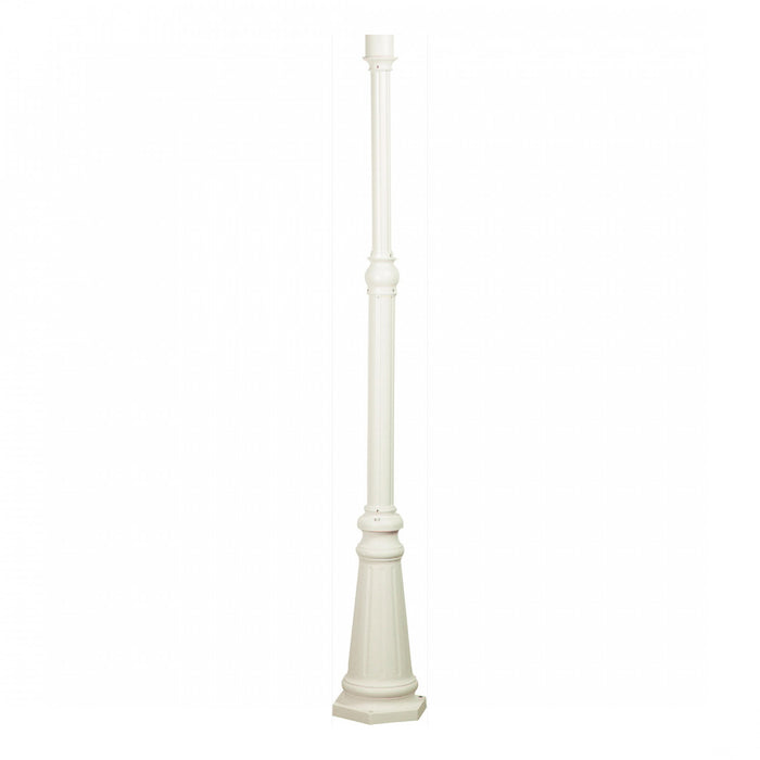 Classico 1-Light White Post