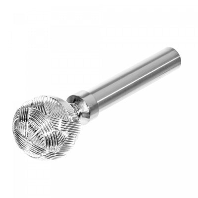 25/28mm Drape Pole Set Orb- Nickel|Ensemble de tringles à rideaux de 25 à 28 mm avec orbes - couleur nickel