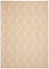 Neisha Abstract Gold Rug 6'7\" X 9'6\" Area Rug