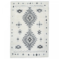 Lola Diamond Grey 5x8 Area Rug