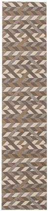 Bellezza Dark Brown 2'2\" x 12'0\" Area Rug