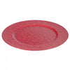 Charger Plate Stars Red 13\" - Set of 6 Dinnerware