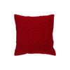 Velvet Impression Cushion Red - Set of 2