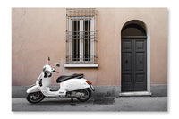 Typical Italian Motorcycle 16x24 Wall Art Frame And Fabric Panel