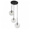 Pinpoint 3-Light Black Pendant