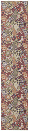 Bellezza Red / Green 2'2\" x 26'0\" Area Rug