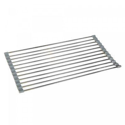 Stainless Steel Multi Purpose Over the Sink Rack Cookware|Grille polyvalente en acier inoxydable pour évier