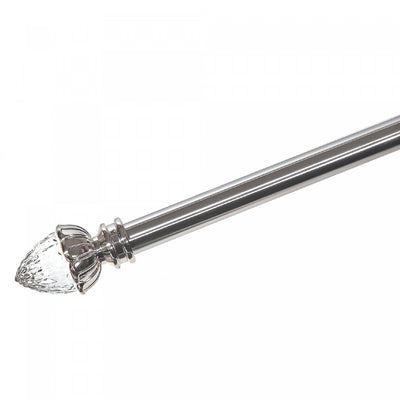 25/28mm Drape Pole Set Acorn - Nickel|Ensemble de tringles à rideaux de 25 à 28 mm avec glands - couleur nickel