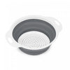 Collapsible Colander Large White/Grey - Set of 2 Cookware
