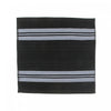 Deluxe Wash Cloth 12 x 12 Black - Set of 6 Towels