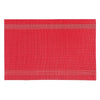 Vinyl Placemat Mackenzie Red - Set of 12