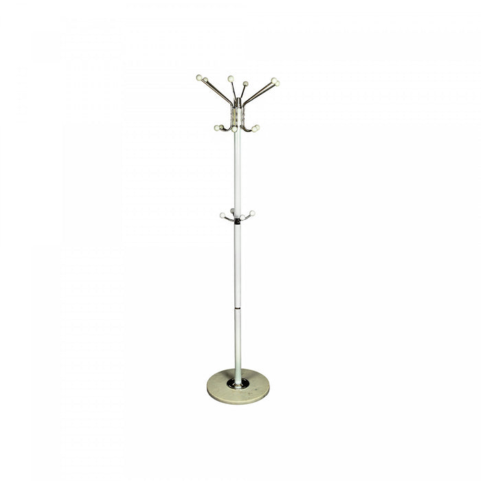 Bloom Coat Hanger White with Marble Base Coat Racks