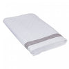 Luxury Stitch Bath Towel 30 x 60 White - Set of 2 Towels