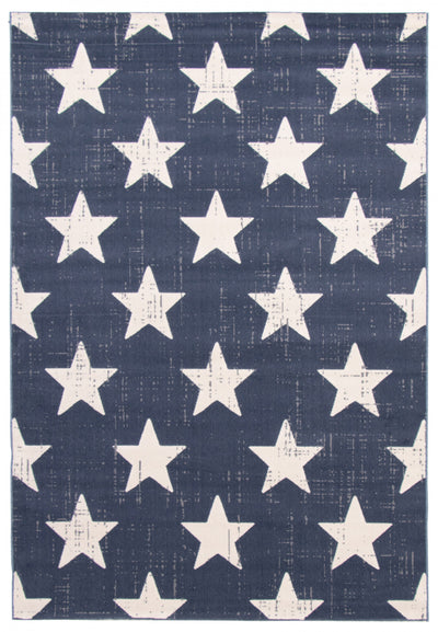 Ira Navy 4'7" x 6'7" Area Rug