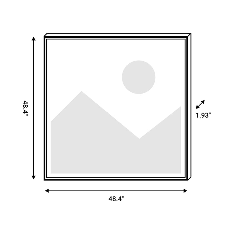 Fading Away II Oil On Canvas Art 48 x 48 The Brick