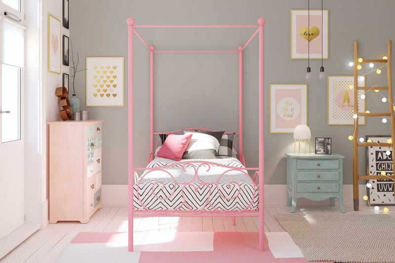 The brick cheap canopy bed