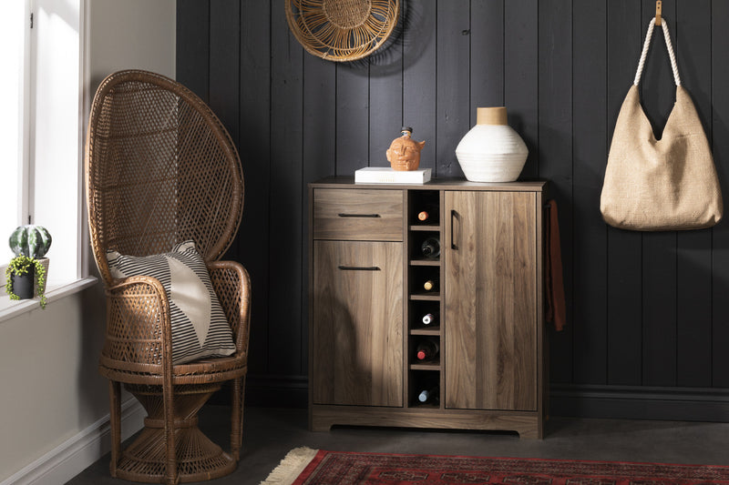 Vietti bar best sale cabinet black