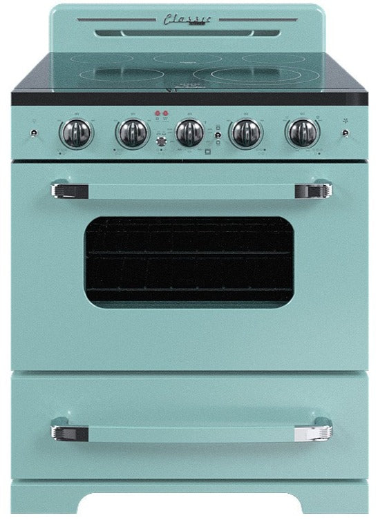 Blue shop electric stove