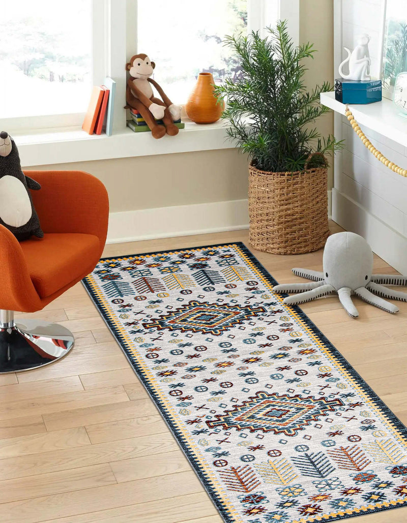 Gypsy Grey Machine Washable Area Rug 2'6" x 8'0" The Brick
