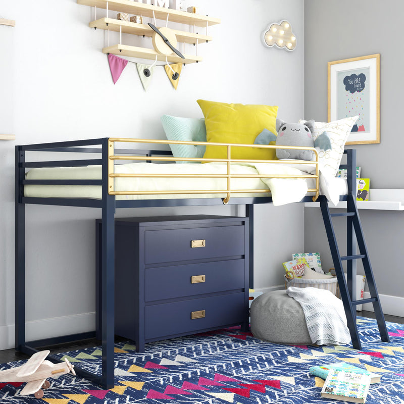 Little Seeds Monarch Hill Haven Twin Loft Bed Navy The Brick