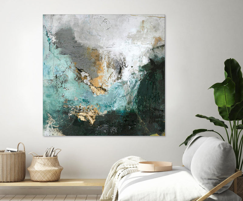 \"Arctic Green\" Giant Art 72x72 Wall Art
