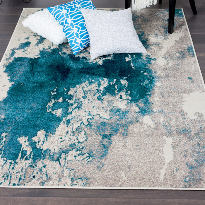 Sav Splash 3x5 Area Rug