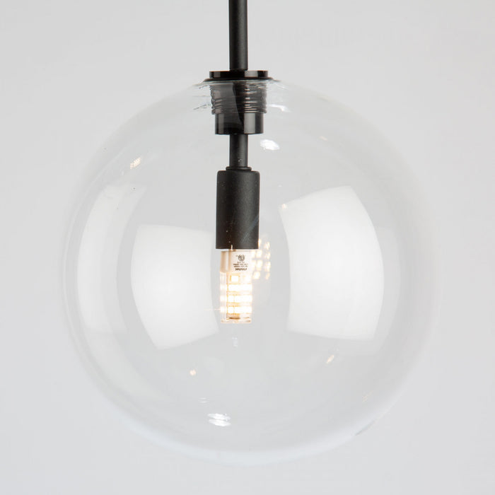 Pinpoint 3-Light Black Pendant