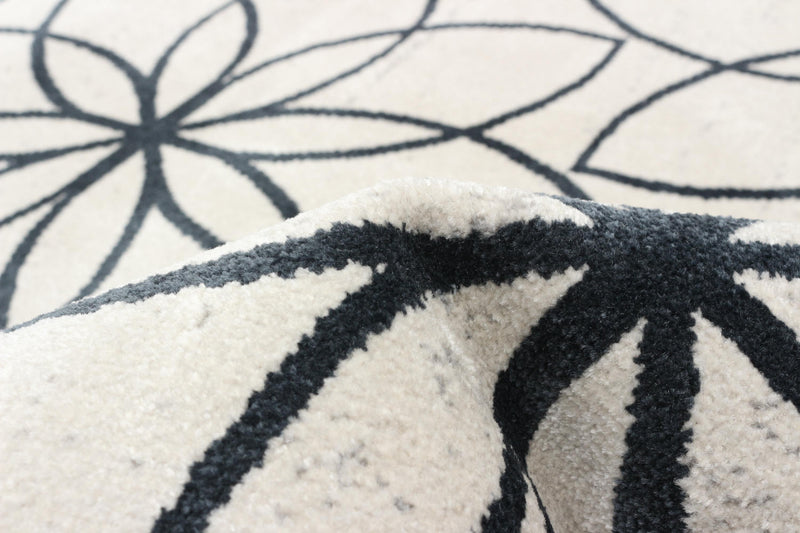 Terali Ivory Machine Washable Area Rug - 6'0\" x 9'0\"