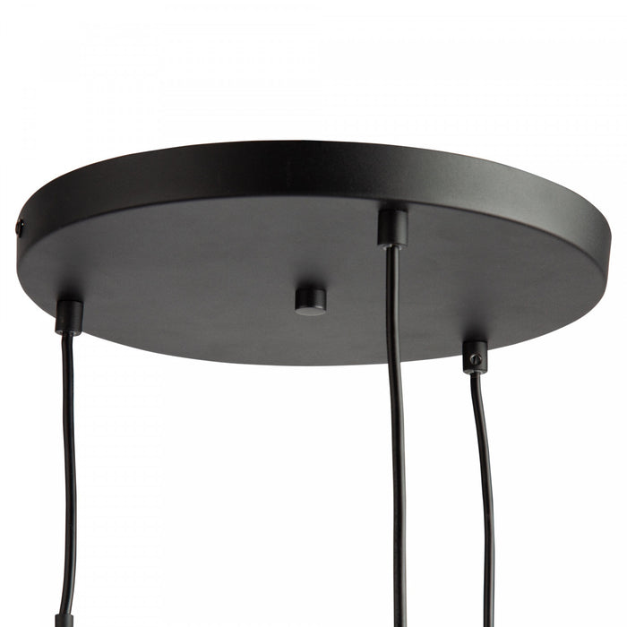 Pinpoint 3-Light Black Pendant