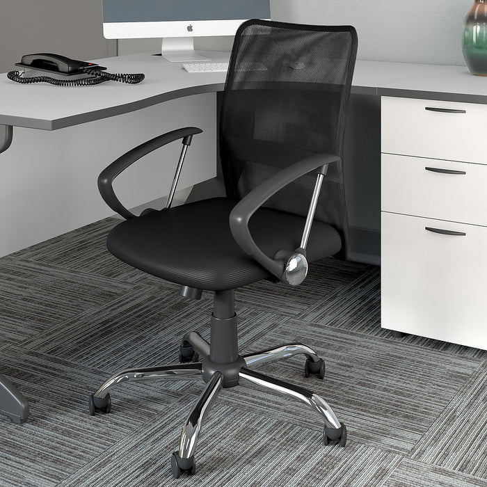 Andre 24\" Adjustable Mesh Office Chair - Black