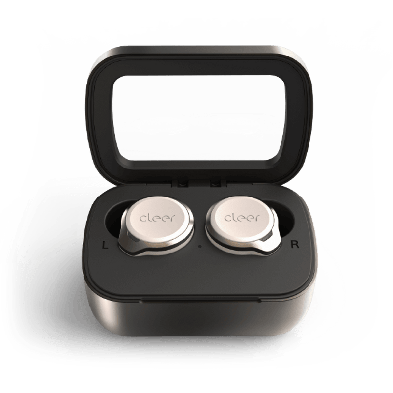 Cleer Audio ALLY PLUS True Wireless Earbuds Grey The Brick